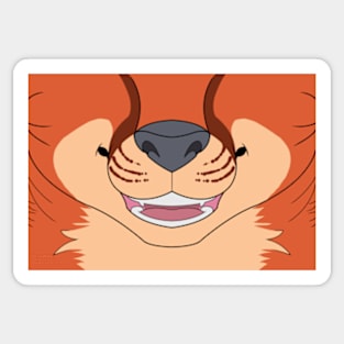 Fox Face Sticker